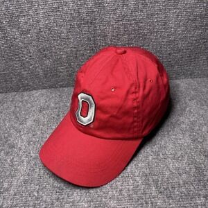 Ohio State Buckeyes Hat Cap Strap Back Mens One Size Red NCAA Football Dad